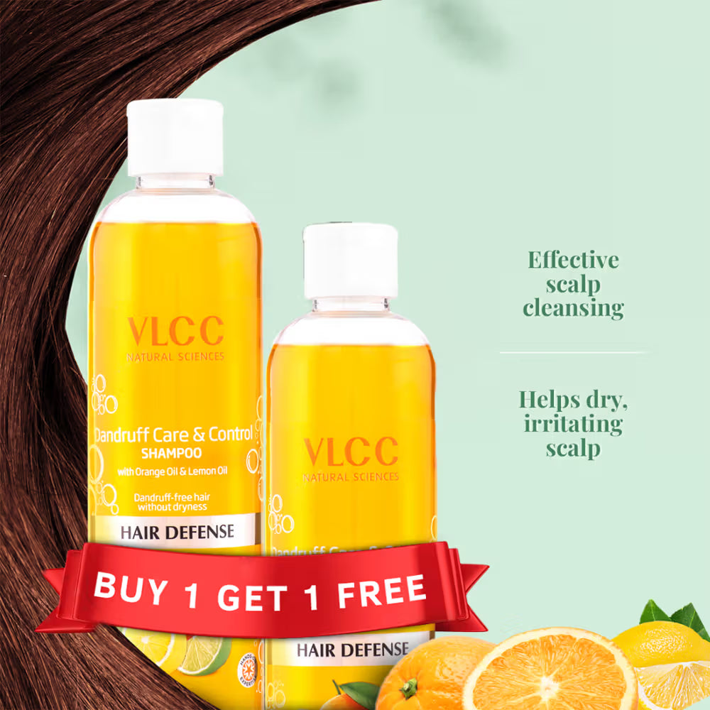 VLCC Dandruff Care & Control shampoo Buy 1 Get 1 Free (350ml Each)