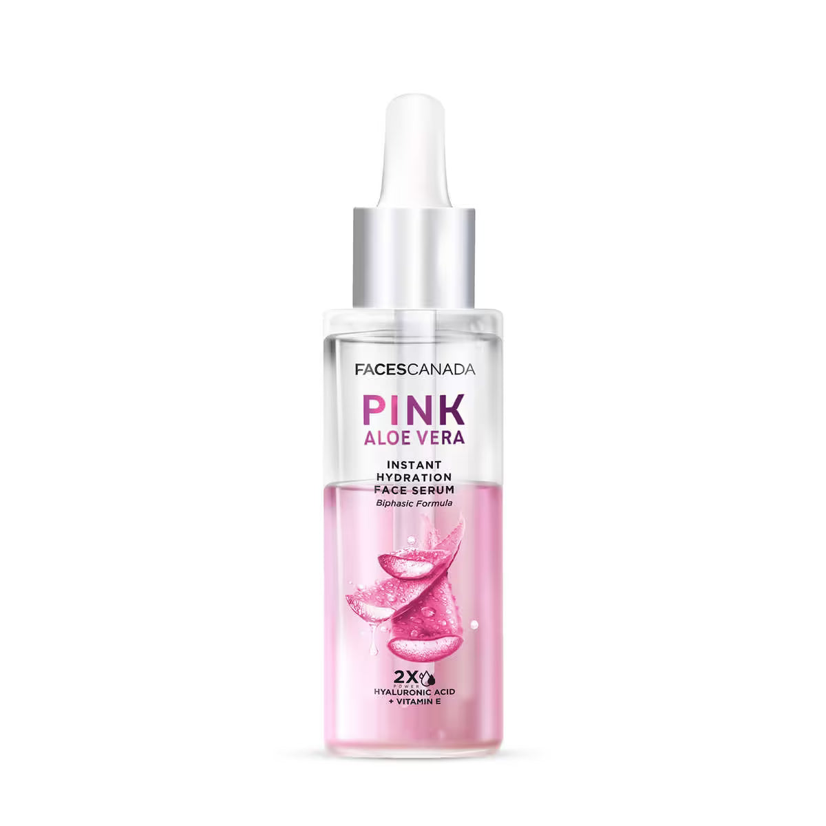 FACES CANADA Pink Aloe Vera Fresh Eyes Serum I Anti-ageing I Witch Hazel I Intense Hydration (27 ml)