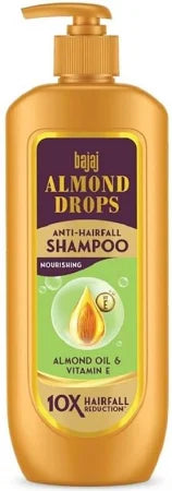 BAJAJ Almond Drops Anti Hairfall Shampoo with Almond Oil & Vitamin E Strong (650 ml)