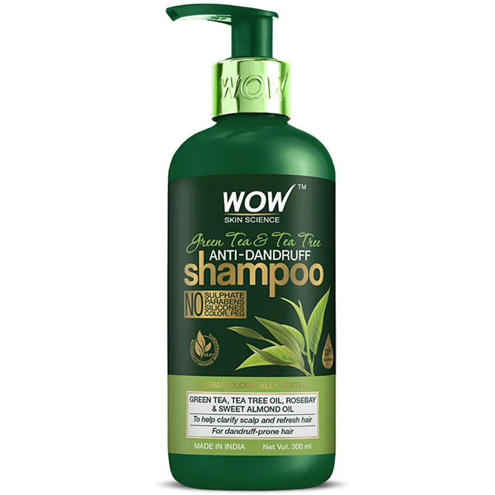 WOW Skin Science Green Tea Tree Shampoo - 300mL