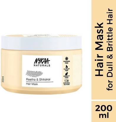 NYKAA Reetha & Shikakai Anti-Hair Fall Paraben and Sulphate Free Hair Mask  (200 ml)