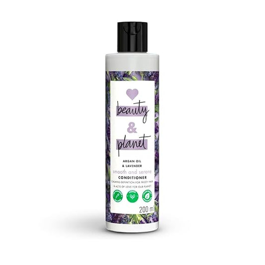 Love Beauty & Planet Argan Oil and Lavender Paraben Free Smooth and Serene Conditioner||No Parabens|| No Dyes|| 200ml