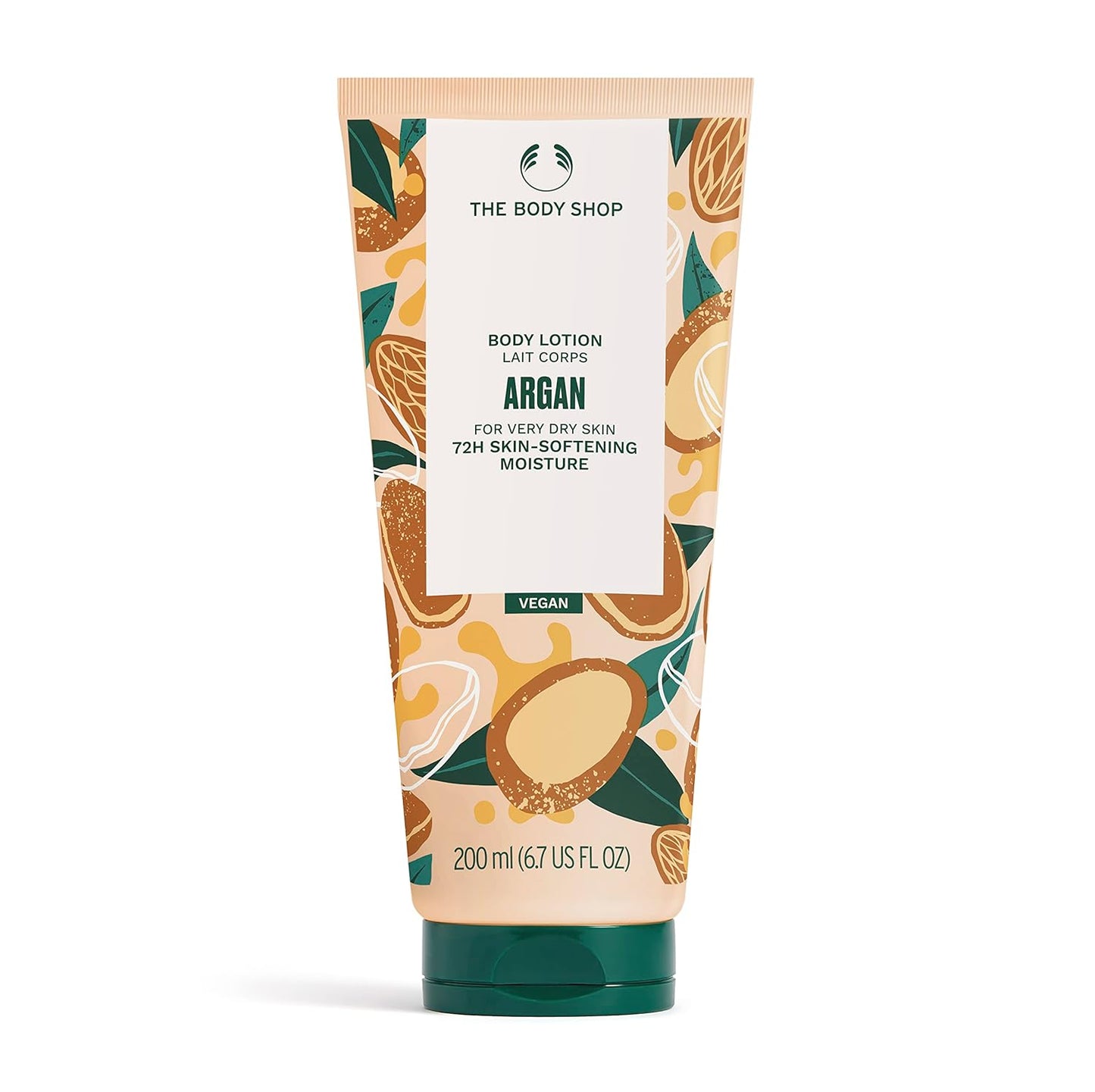 The Body Shop Argan Body Lotion for very Dry Skin 200 ML - For Very Dry Skin| 72 Hr Moisture| Vegan